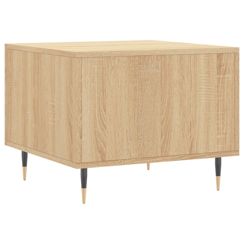 Tables basses 2 pcs chêne sonoma 50x50x40 cm bois d'ingénierie - XIOS