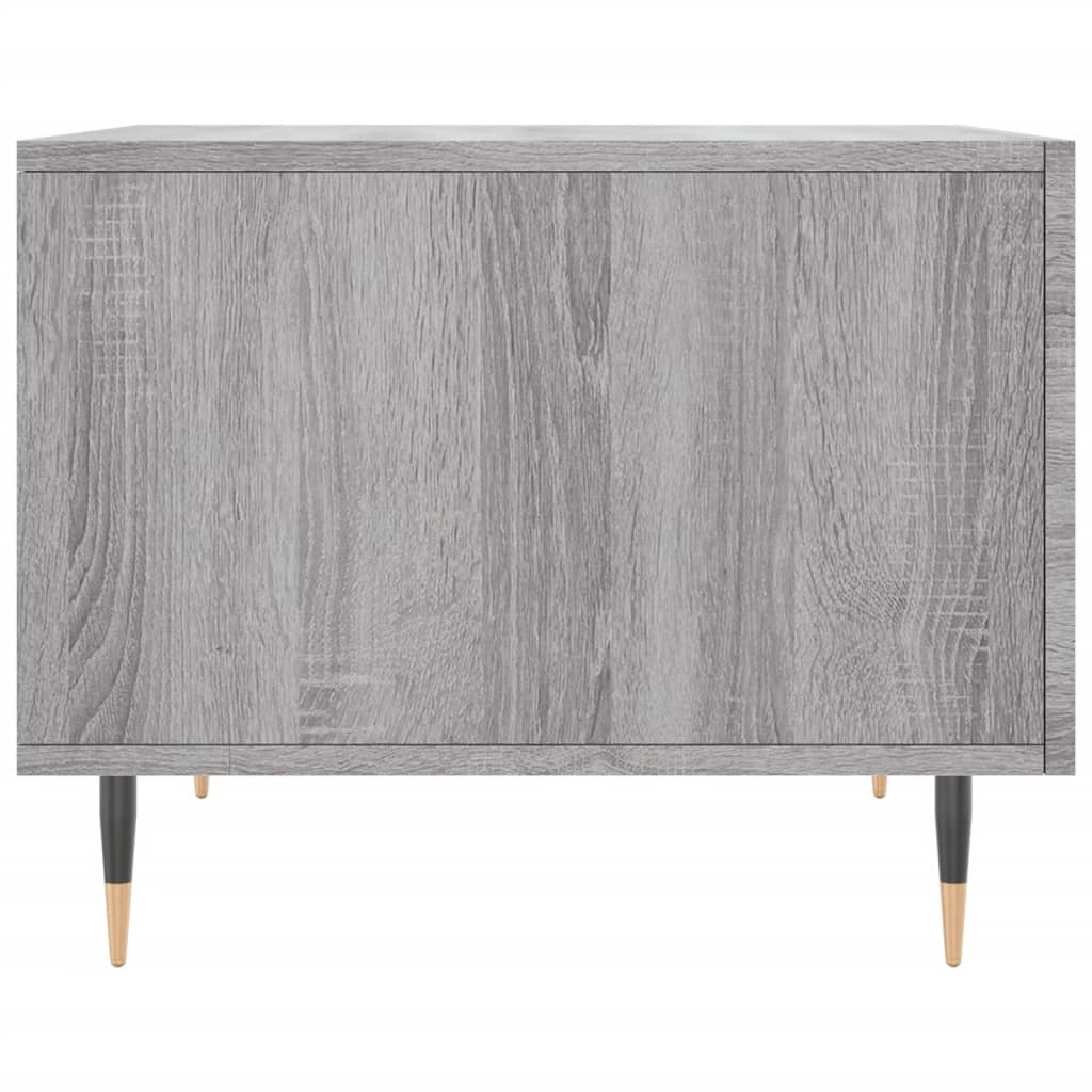 Table basse Sonoma gris 50x50x40 cm Bois d'ingénierie - XIOS