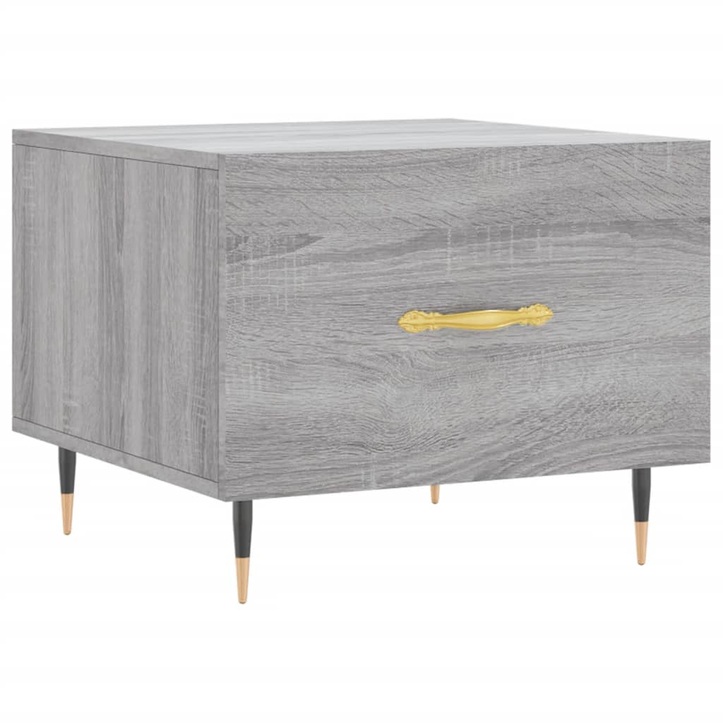 Tables basses 2 pcs sonoma gris 50x50x40 cm bois d'ingénierie - XIOS
