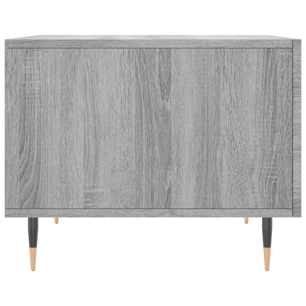 Tables basses 2 pcs sonoma gris 50x50x40 cm bois d'ingénierie - XIOS