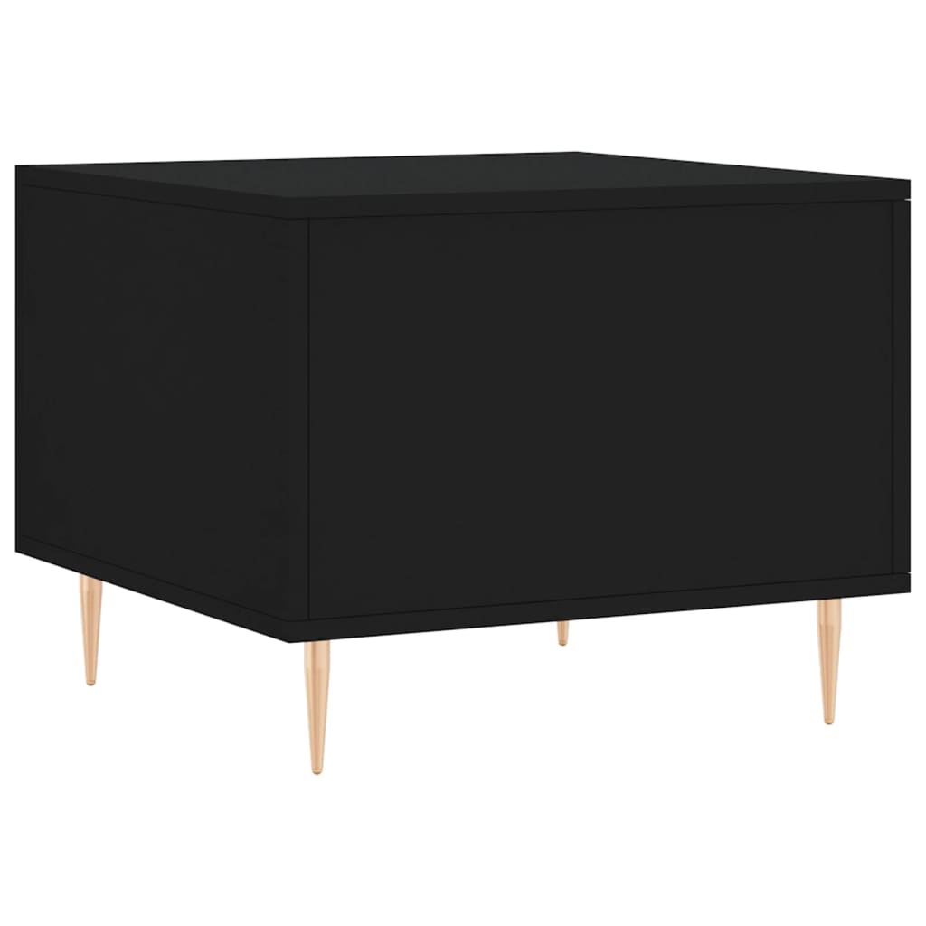 Table basse Noir 50x50x40 cm Bois d'ingénierie - XIOS