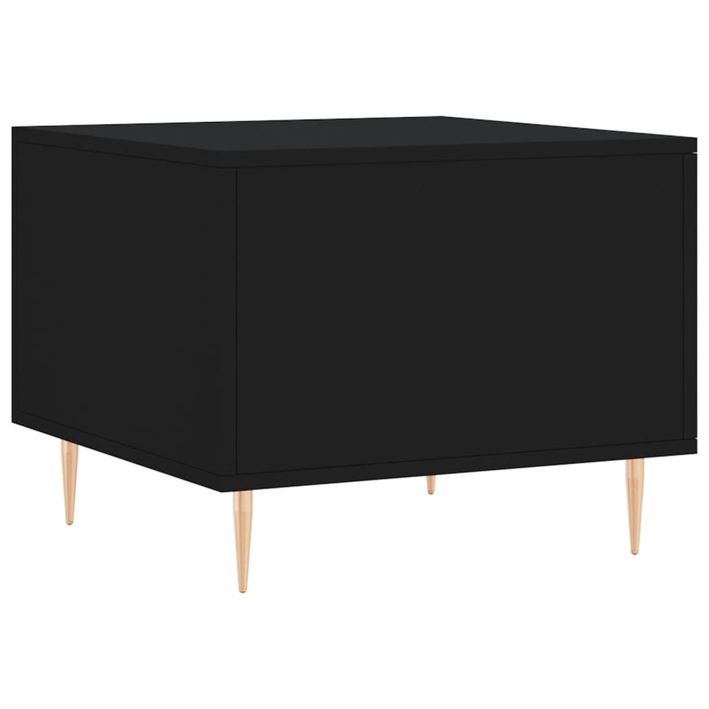 Tables basses 2 pcs noir 50x50x40 cm bois d'ingénierie - XIOS