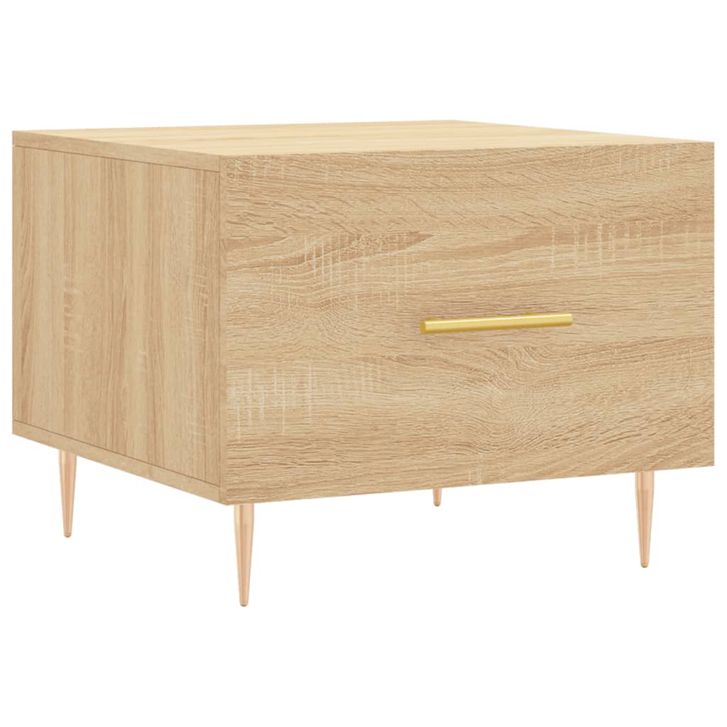 Table basse Chêne sonoma 50x50x40 cm Bois d'ingénierie - XIOS