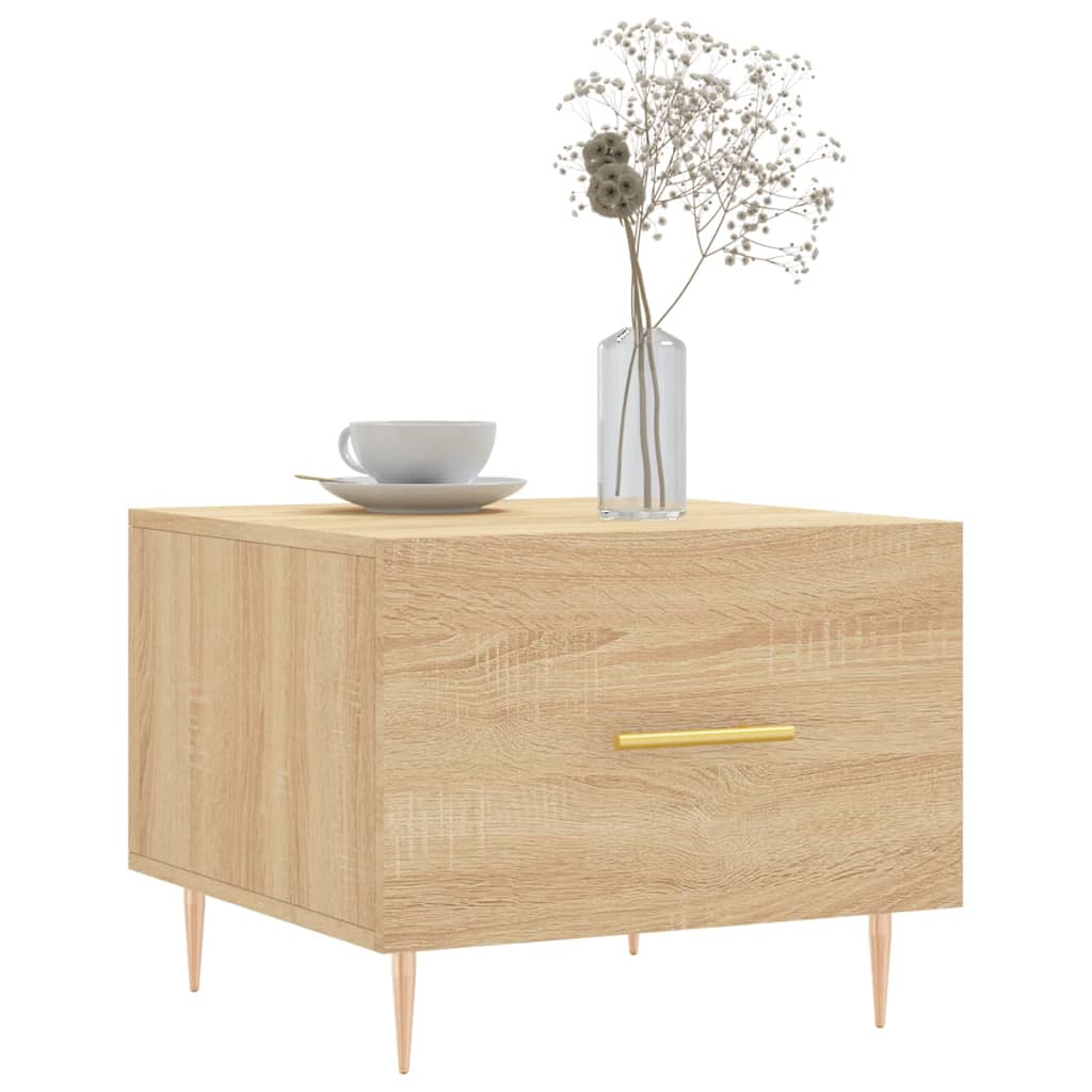 Table basse Chêne sonoma 50x50x40 cm Bois d'ingénierie - XIOS