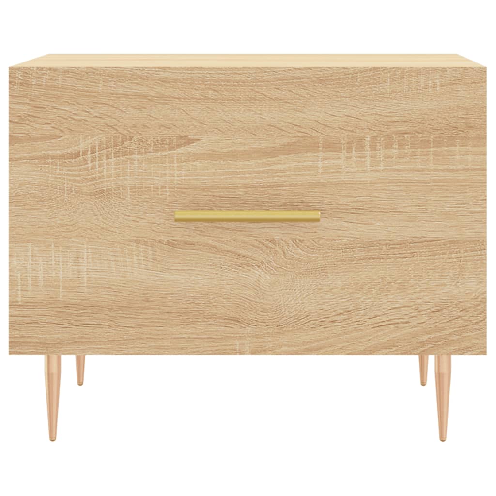 Table basse Chêne sonoma 50x50x40 cm Bois d'ingénierie - XIOS