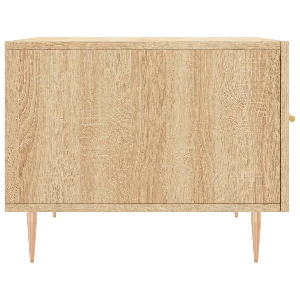 Table basse Chêne sonoma 50x50x40 cm Bois d'ingénierie - XIOS