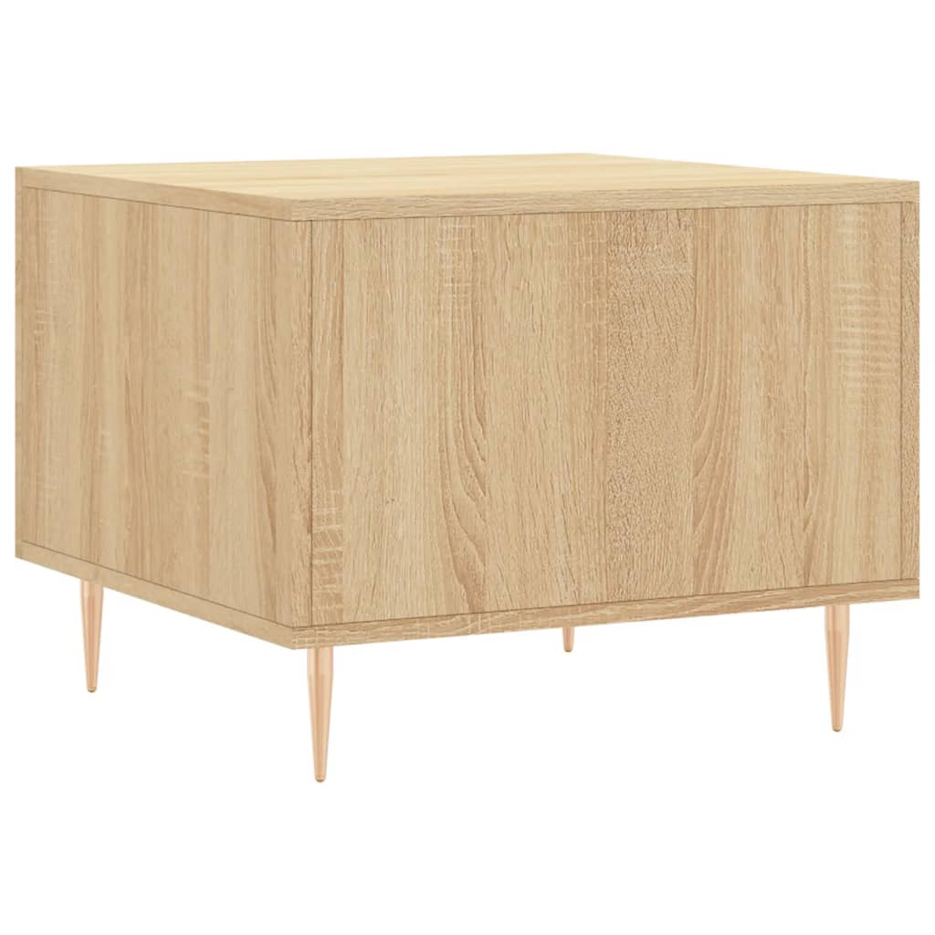 Table basse Chêne sonoma 50x50x40 cm Bois d'ingénierie - XIOS