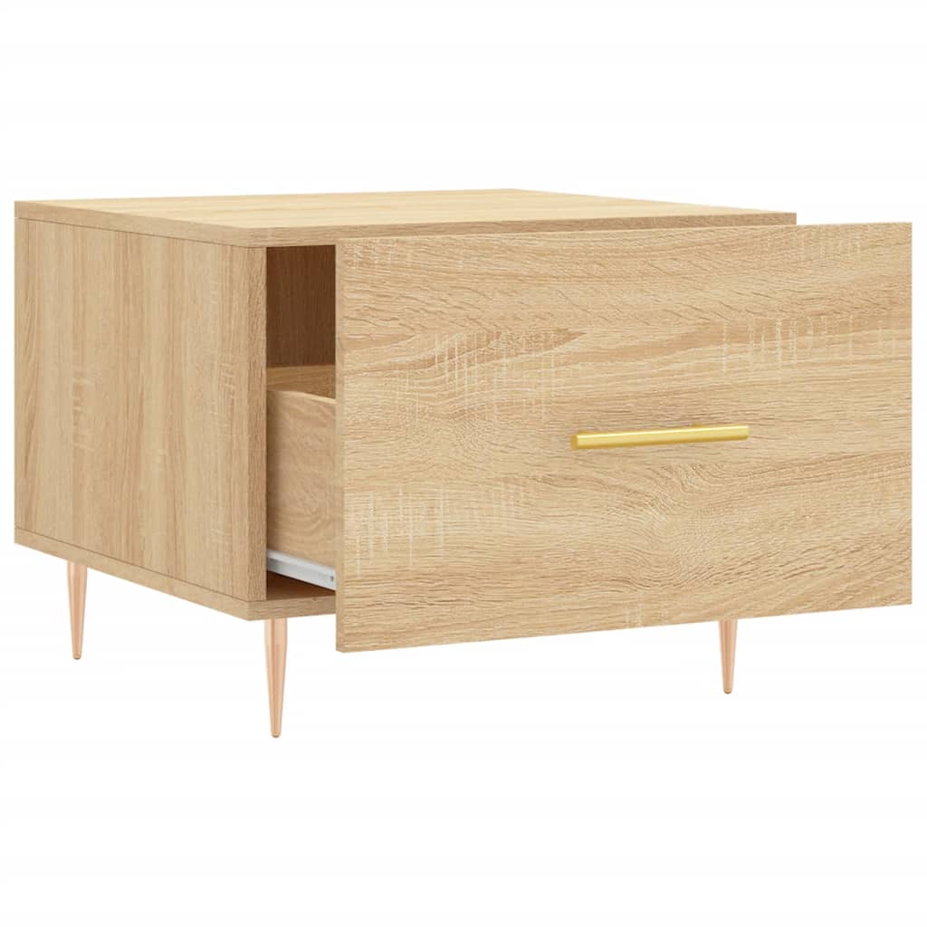 Tables basses 2 pcs chêne sonoma 50x50x40 cm bois d'ingénierie - XIOS