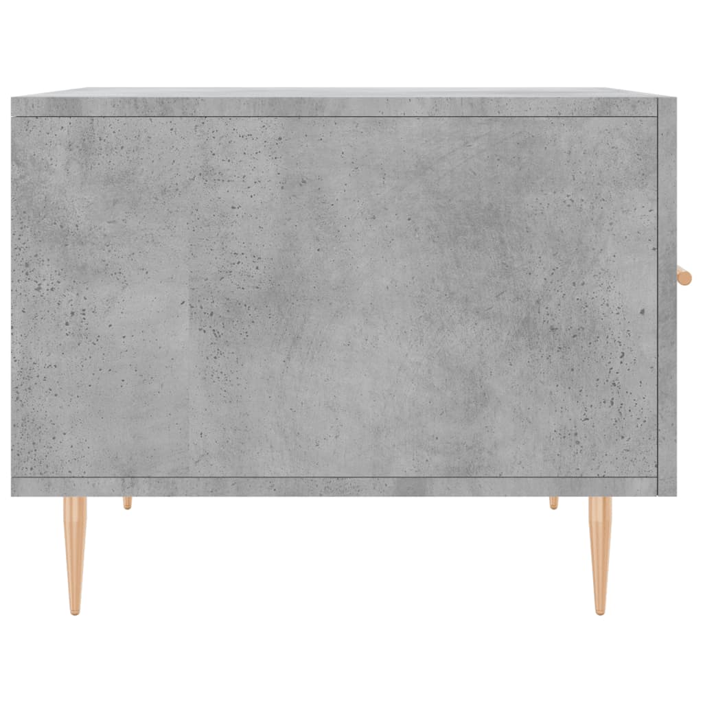 Tables basses 2 pcs gris béton 50x50x40 cm bois d'ingénierie - XIOS