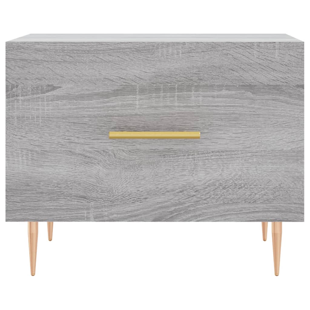Table basse Sonoma gris 50x50x40 cm Bois d'ingénierie - XIOS