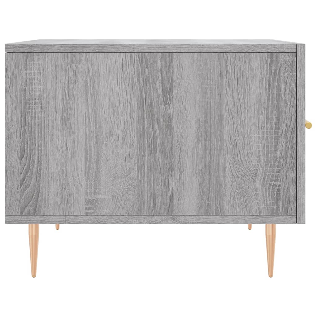 Table basse Sonoma gris 50x50x40 cm Bois d'ingénierie - XIOS