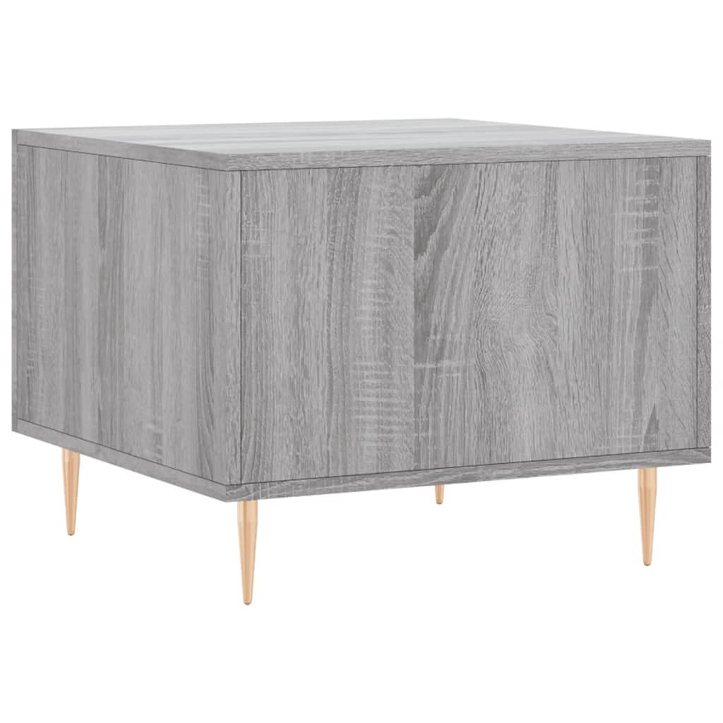 Table basse Sonoma gris 50x50x40 cm Bois d'ingénierie - XIOS