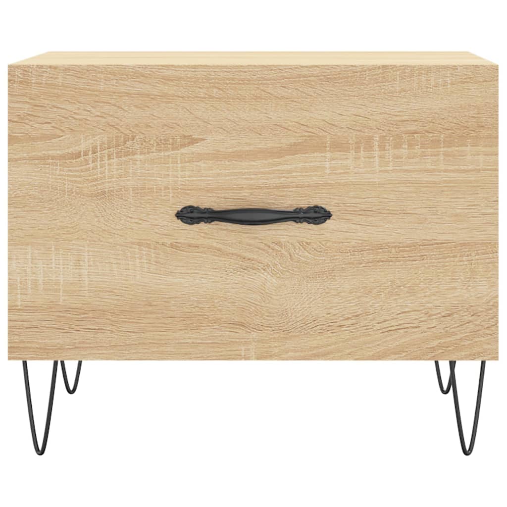 Table basse Chêne sonoma 50x50x40 cm Bois d'ingénierie - XIOS