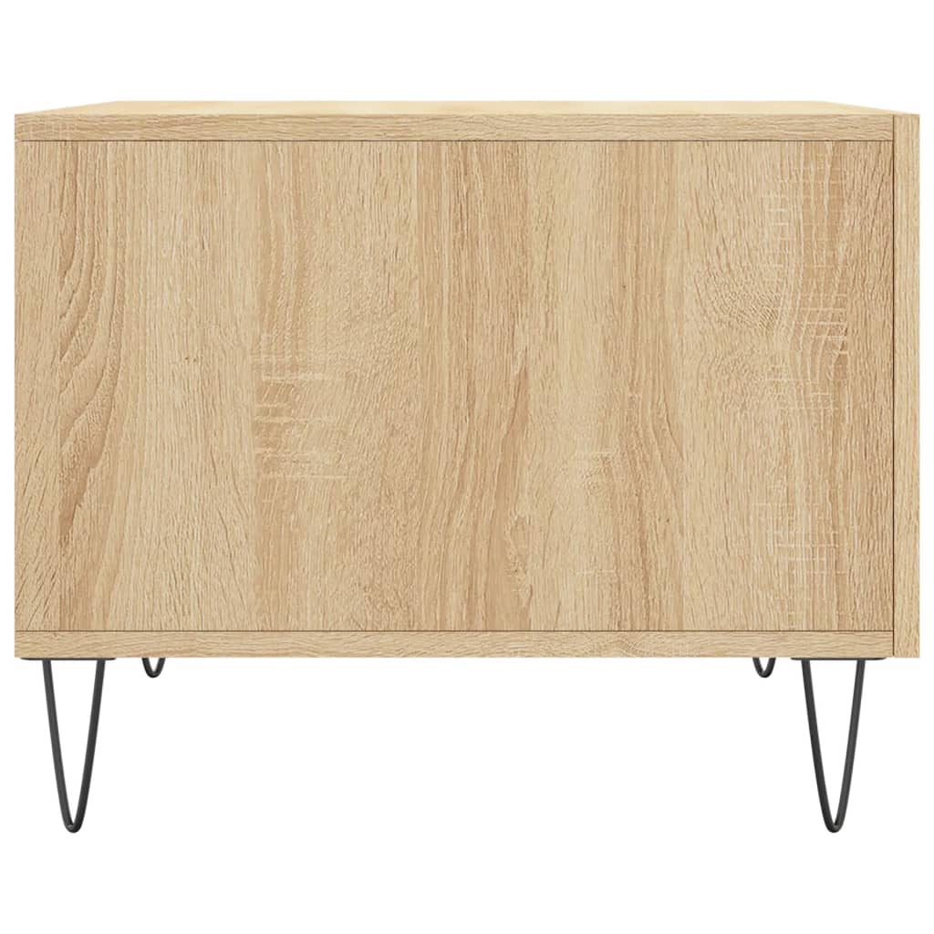 Table basse Chêne sonoma 50x50x40 cm Bois d'ingénierie - XIOS