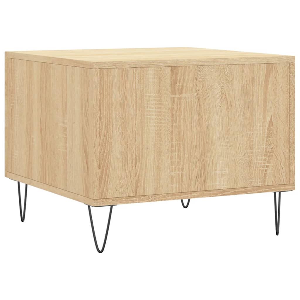 Table basse Chêne sonoma 50x50x40 cm Bois d'ingénierie - XIOS