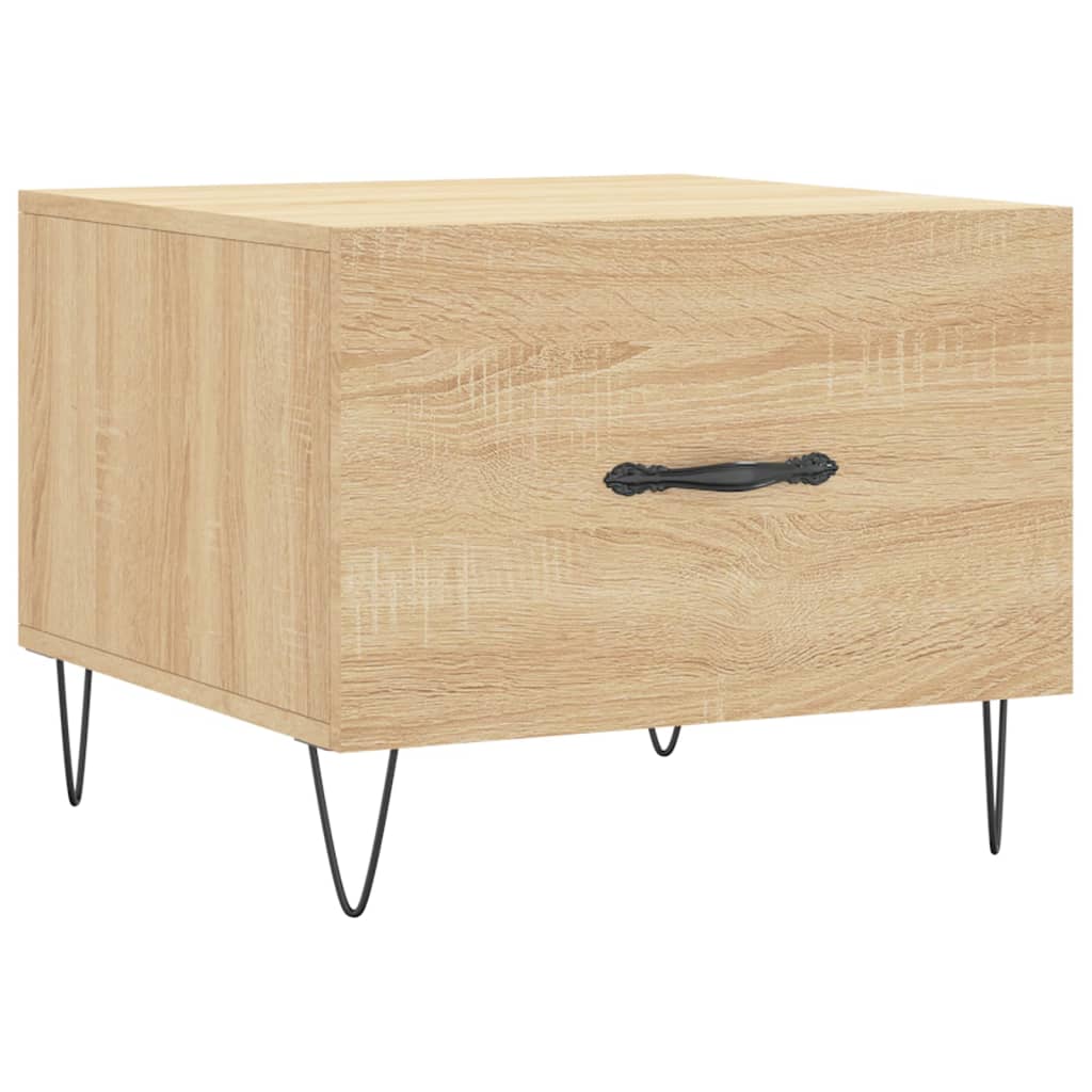 Tables basses 2 pcs chêne sonoma 50x50x40 cm bois d'ingénierie - XIOS