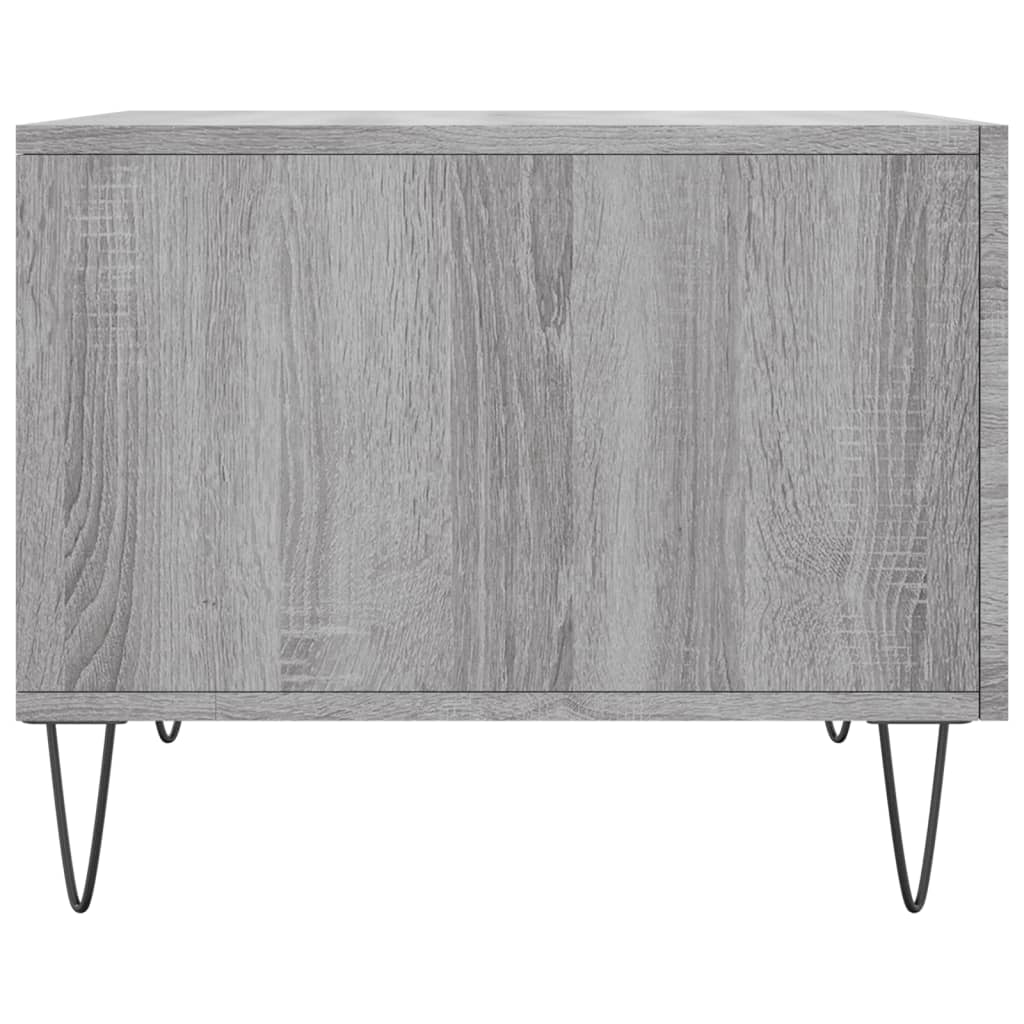 Tables basses 2 pcs sonoma gris 50x50x40 cm bois d'ingénierie - XIOS