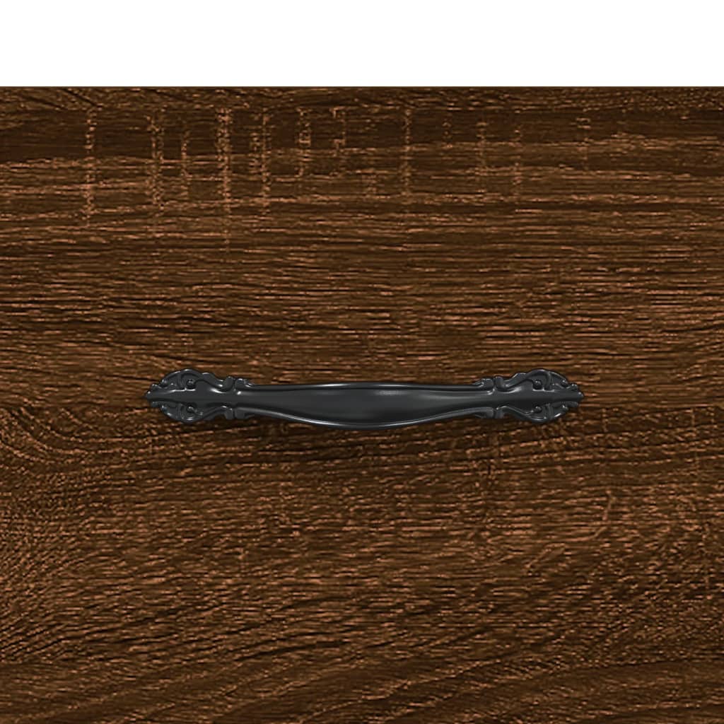 Table basse Chêne marron 50x50x40 cm Bois d'ingénierie - XIOS
