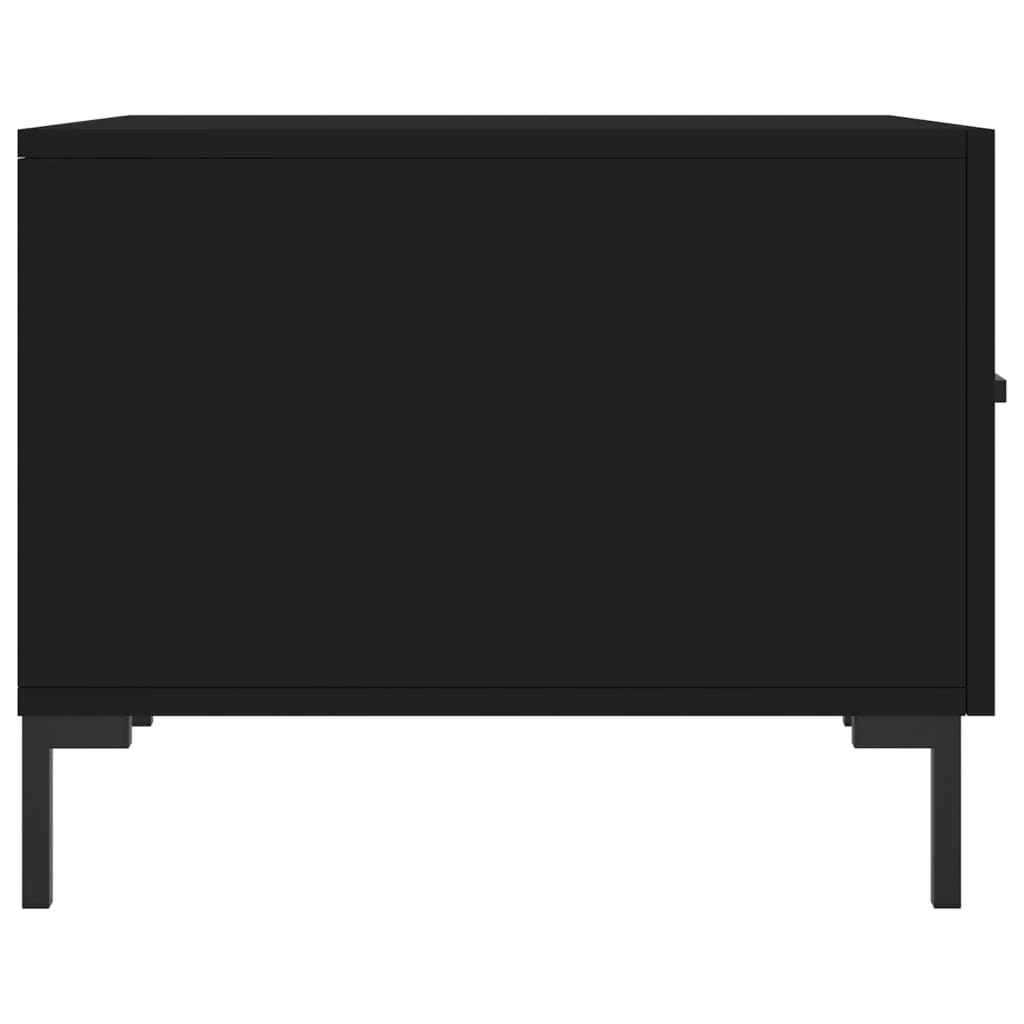 Table basse Noir 50x50x40 cm Bois d'ingénierie - XIOS