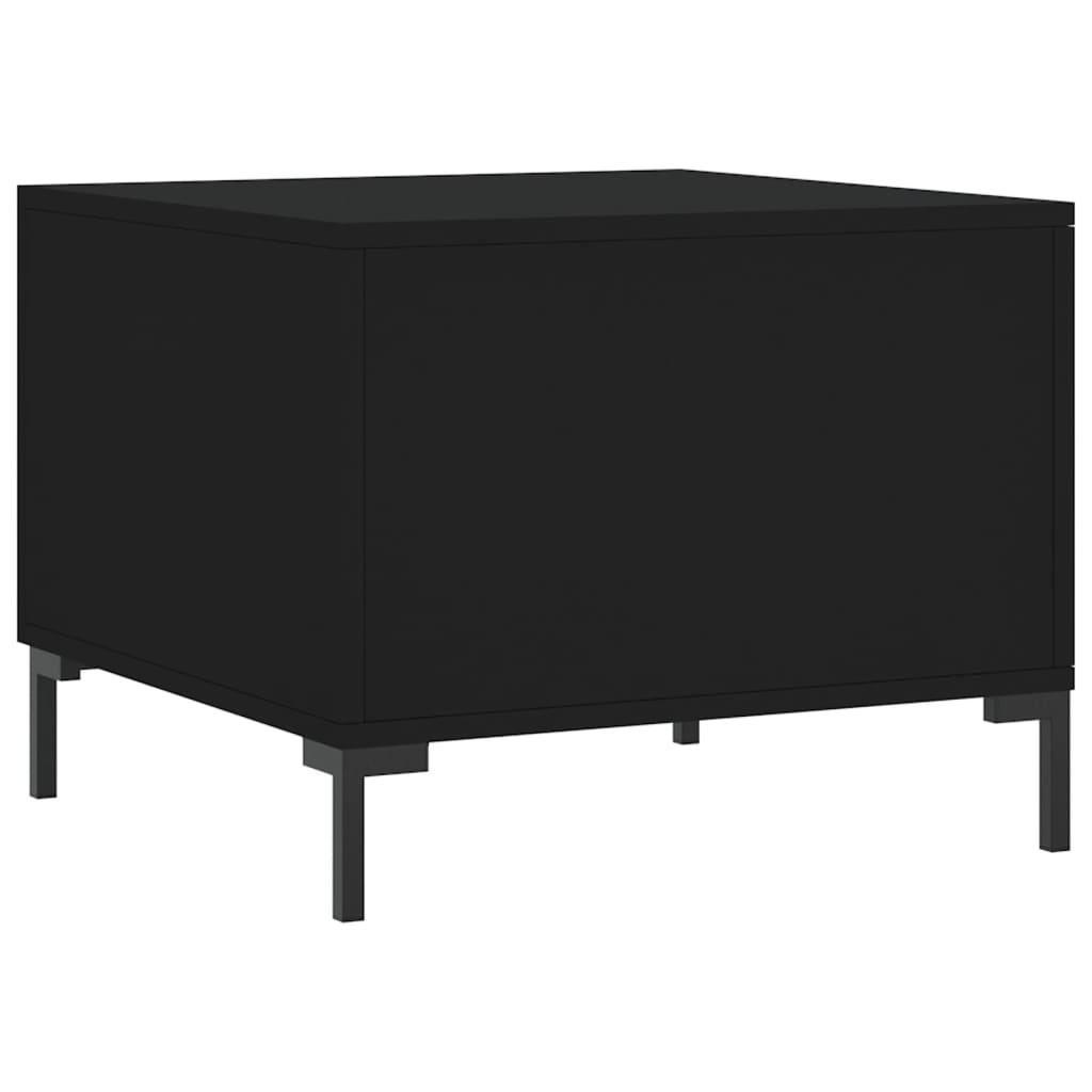Table basse Noir 50x50x40 cm Bois d'ingénierie - XIOS