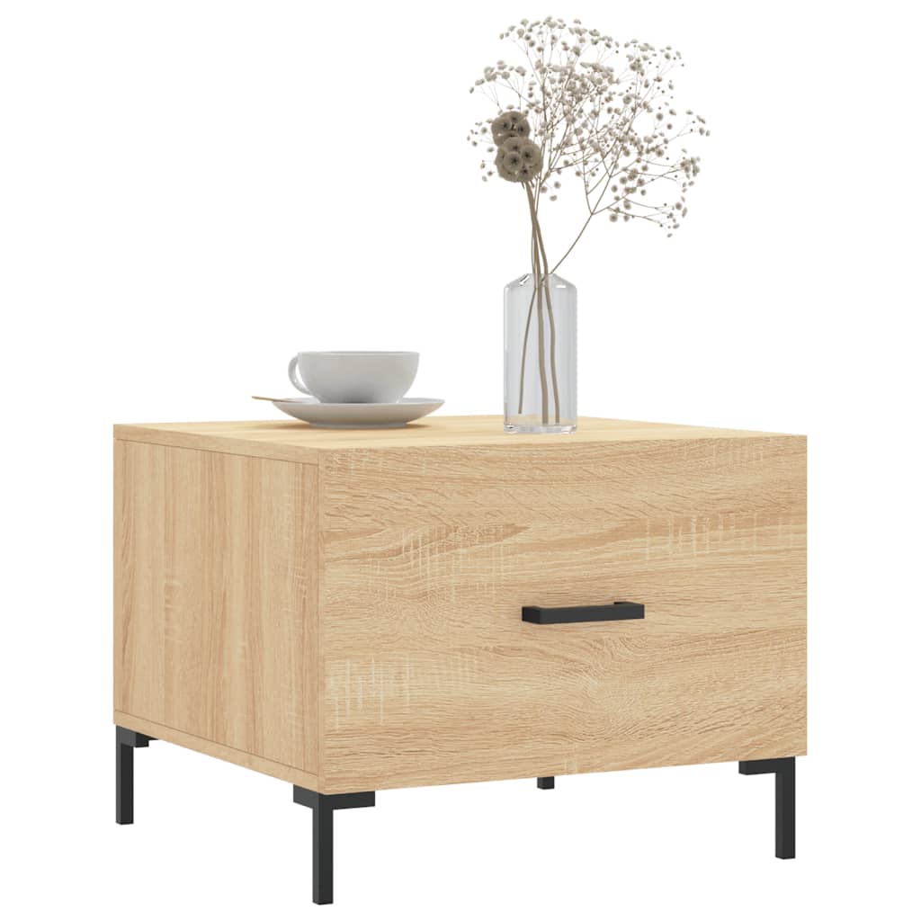 Tables basses 2 pcs chêne sonoma 50x50x40 cm bois d'ingénierie - XIOS