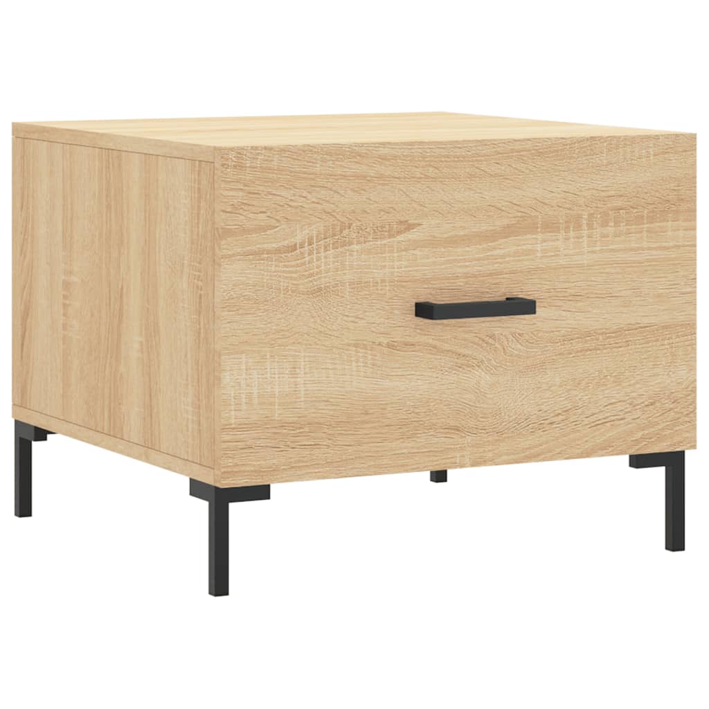 Tables basses 2 pcs chêne sonoma 50x50x40 cm bois d'ingénierie - XIOS