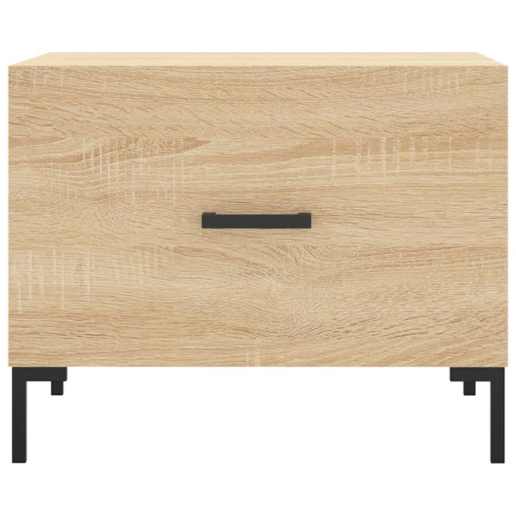 Tables basses 2 pcs chêne sonoma 50x50x40 cm bois d'ingénierie - XIOS