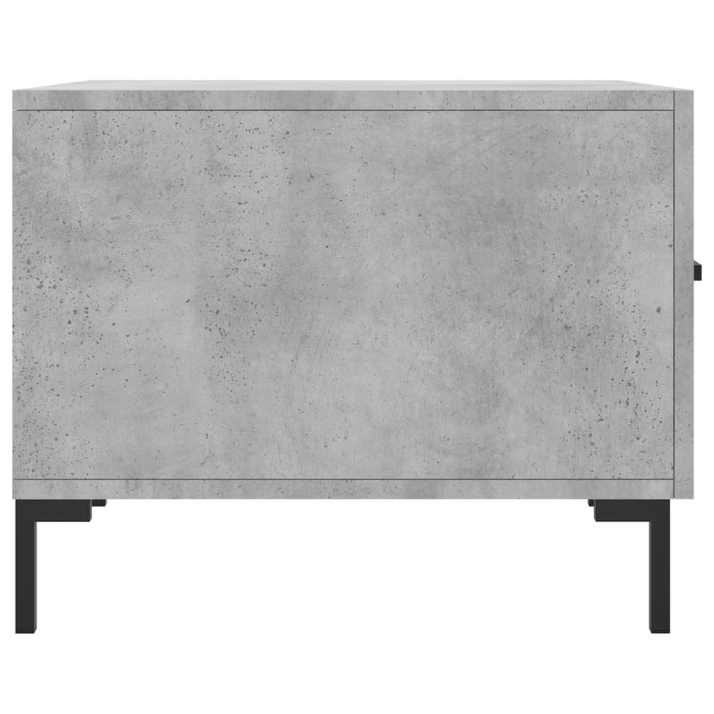 Table basse gris béton 50x50x40 cm bois d'ingénierie - XIOS