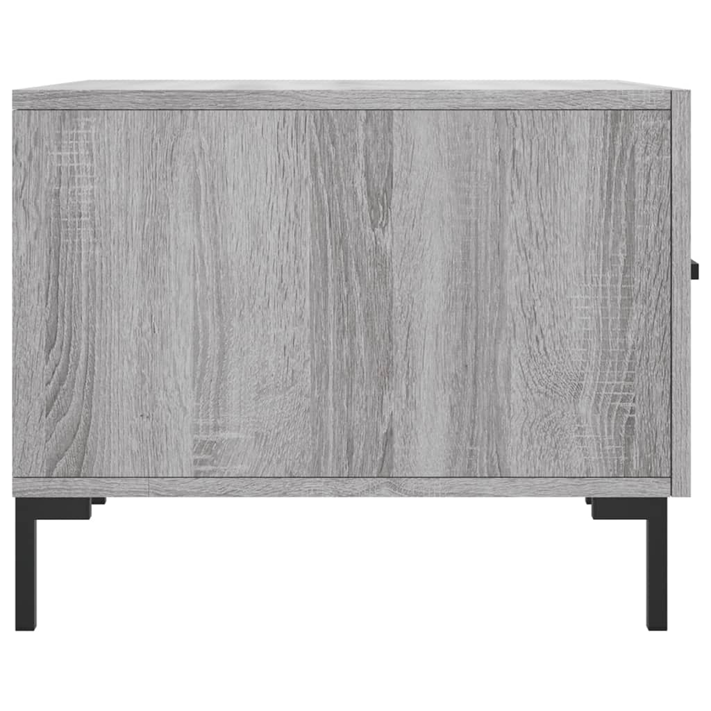 Table basse Sonoma gris 50x50x40 cm Bois d'ingénierie - XIOS