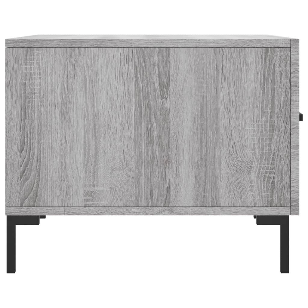 Tables basses 2 pcs sonoma gris 50x50x40 cm bois d'ingénierie - XIOS