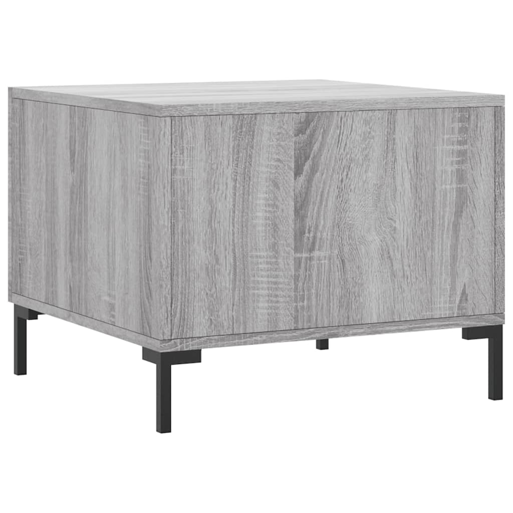 Tables basses 2 pcs sonoma gris 50x50x40 cm bois d'ingénierie - XIOS