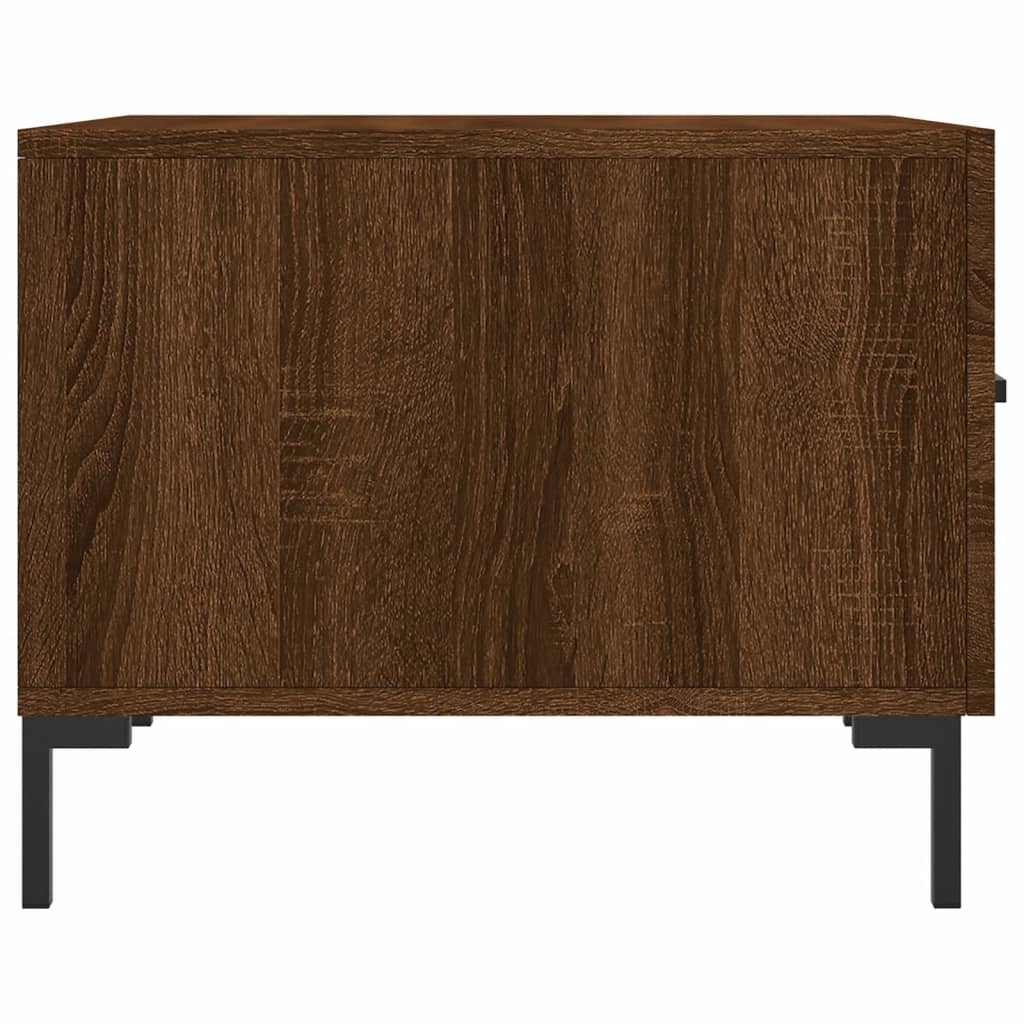 Tables basses 2 pcs chêne marron 50x50x40 cm bois d'ingénierie - XIOS
