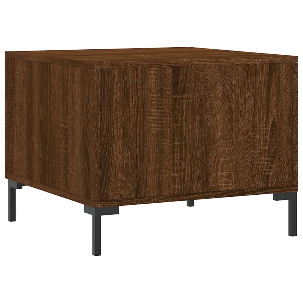 Tables basses 2 pcs chêne marron 50x50x40 cm bois d'ingénierie - XIOS