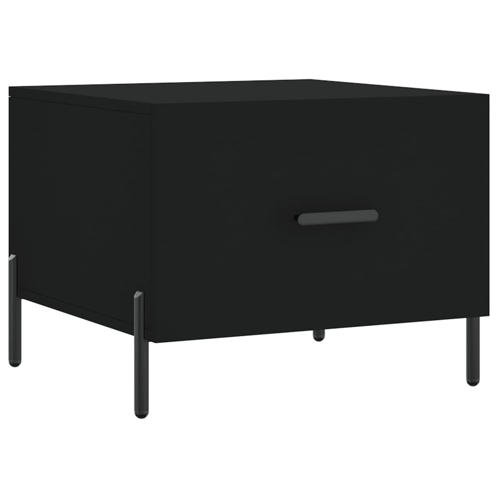 Table basse Noir 50x50x40 cm Bois d'ingénierie - XIOS