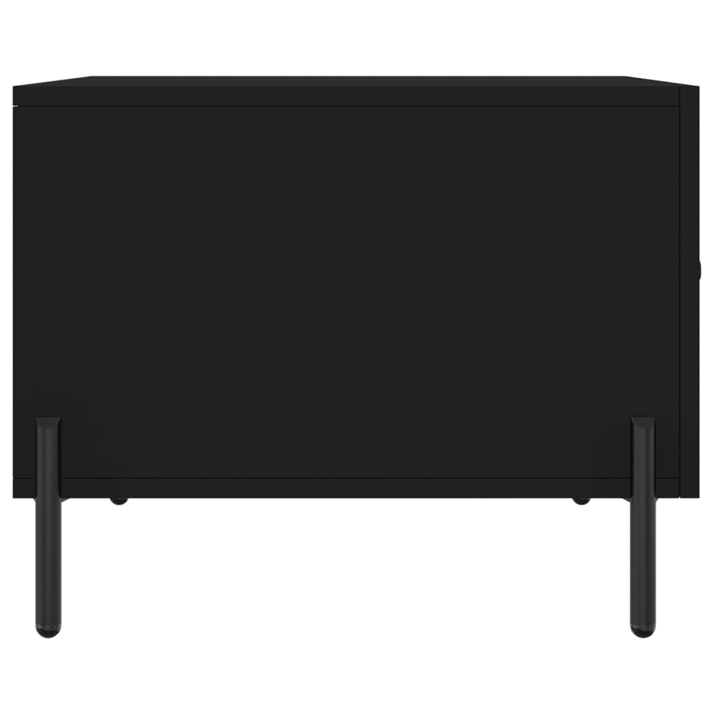 Table basse Noir 50x50x40 cm Bois d'ingénierie - XIOS