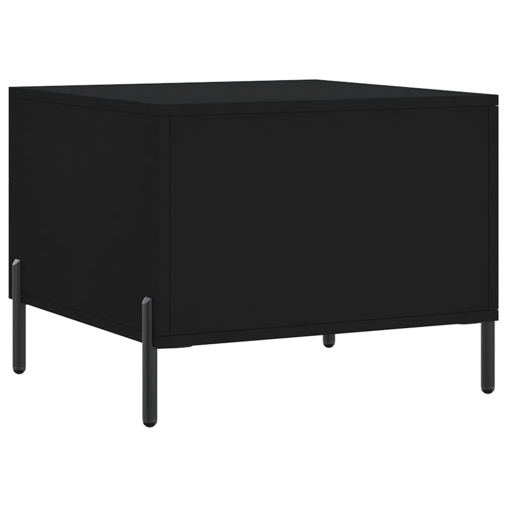 Table basse Noir 50x50x40 cm Bois d'ingénierie - XIOS