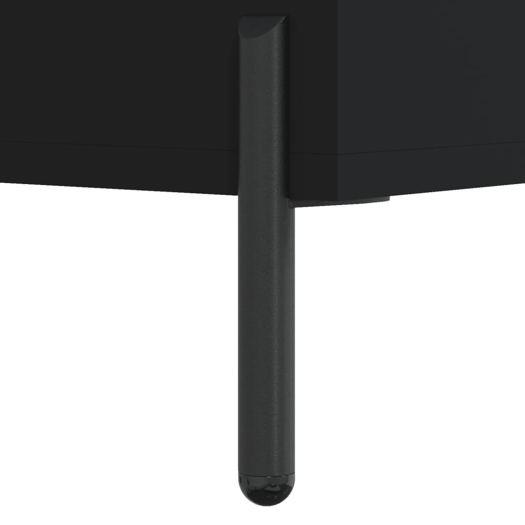 Table basse Noir 50x50x40 cm Bois d'ingénierie - XIOS