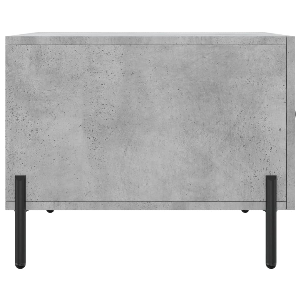 Tables basses 2 pcs gris béton 50x50x40 cm bois d'ingénierie - XIOS