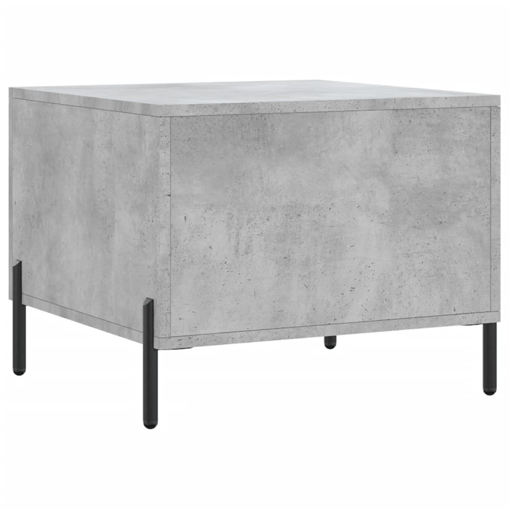 Tables basses 2 pcs gris béton 50x50x40 cm bois d'ingénierie - XIOS