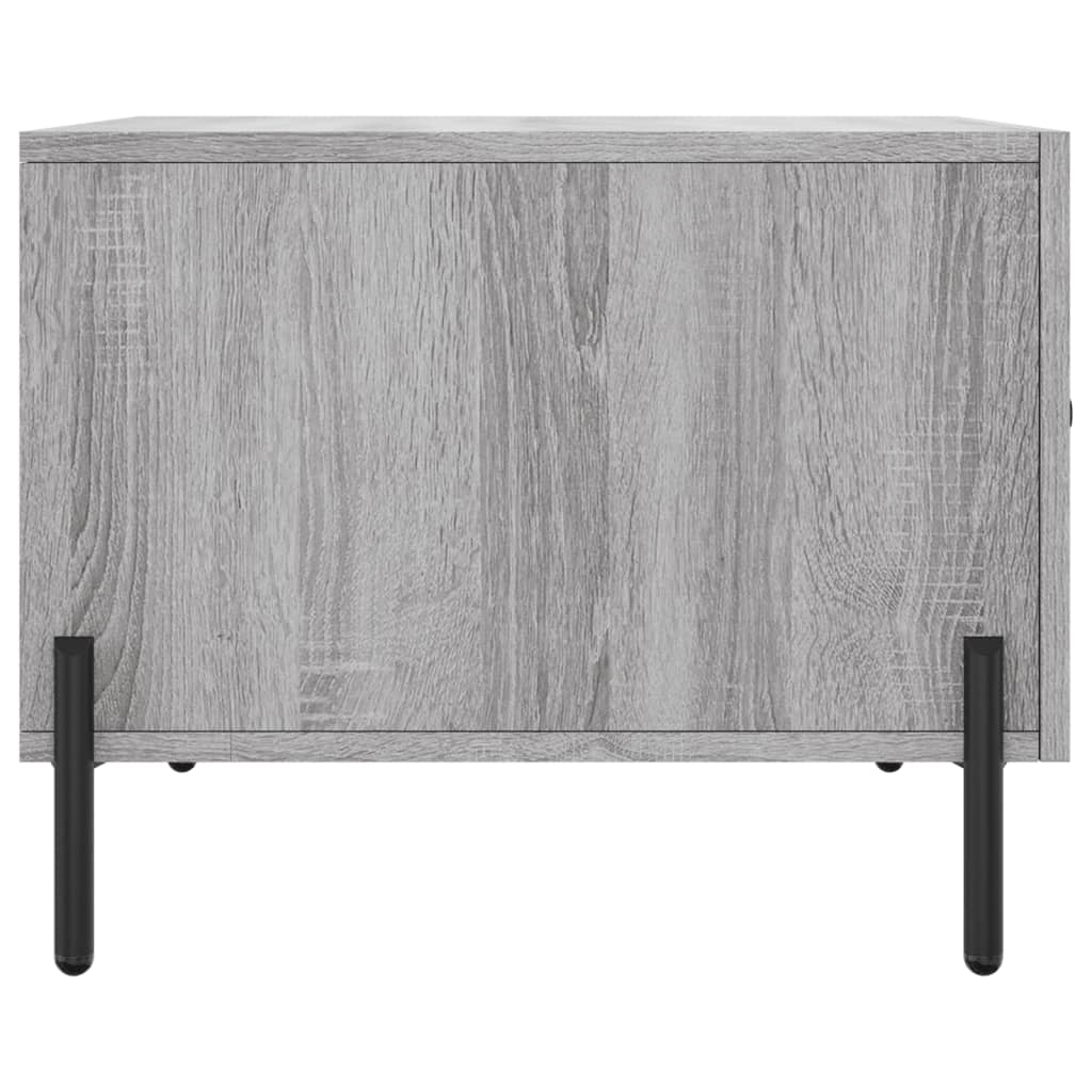 Table basse Sonoma gris 50x50x40 cm Bois d'ingénierie - XIOS