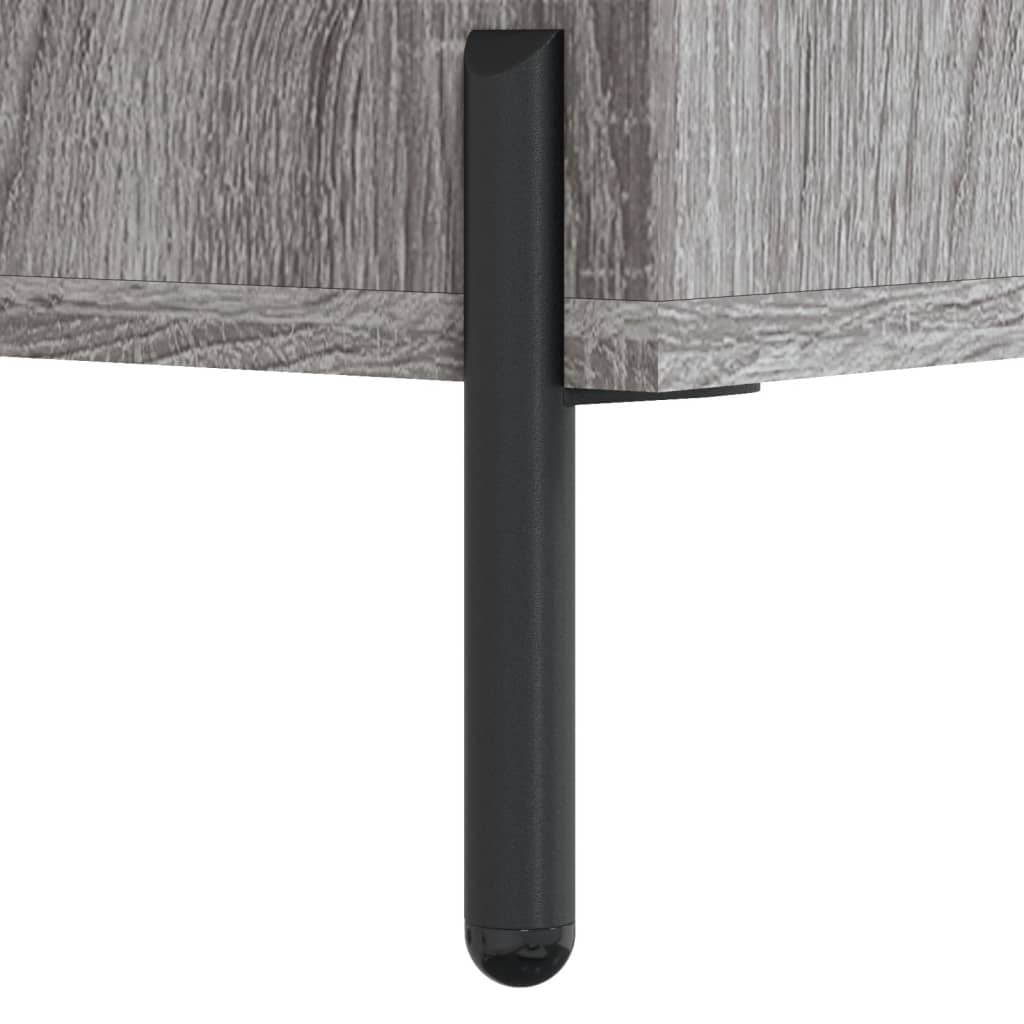 Table basse Sonoma gris 50x50x40 cm Bois d'ingénierie - XIOS