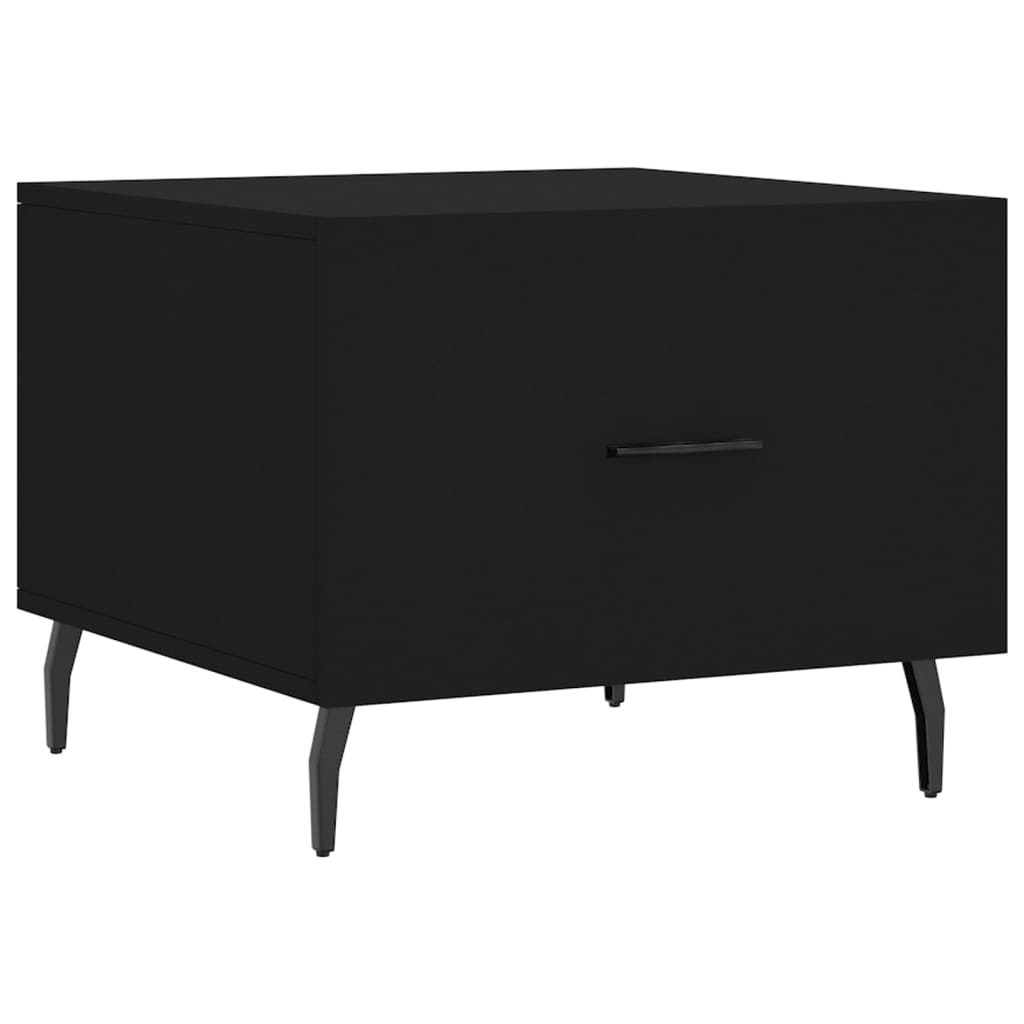 Tables basses 2 pcs noir 50x50x40 cm bois d'ingénierie - XIOS
