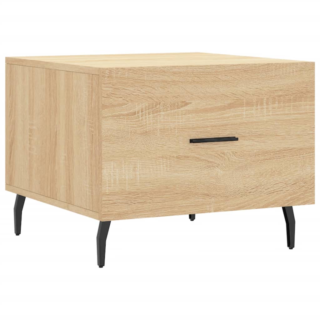Tables basses 2 pcs chêne sonoma 50x50x40 cm bois d'ingénierie - XIOS