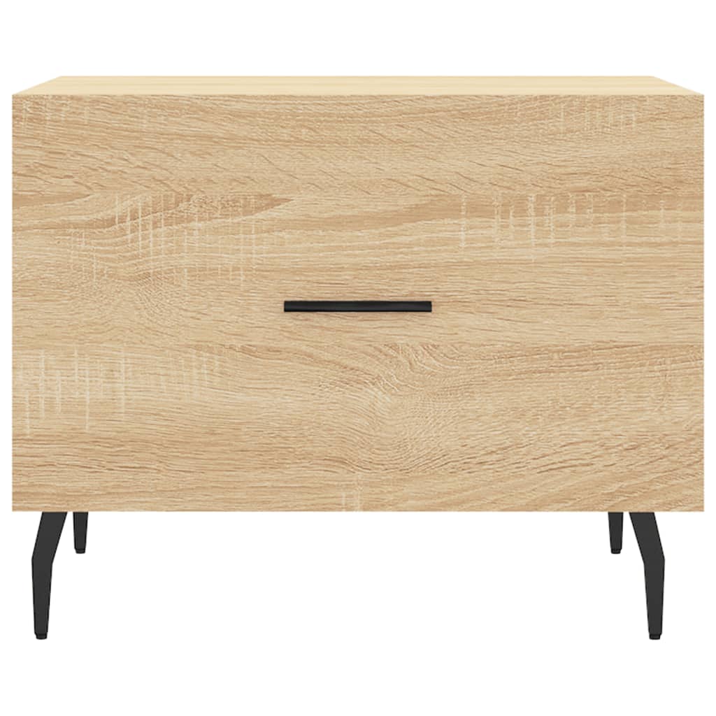 Tables basses 2 pcs chêne sonoma 50x50x40 cm bois d'ingénierie - XIOS
