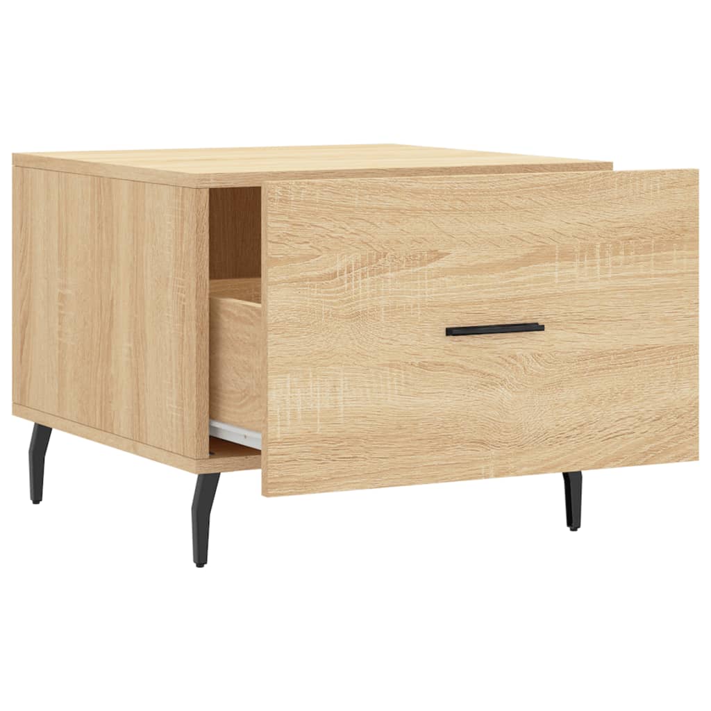 Tables basses 2 pcs chêne sonoma 50x50x40 cm bois d'ingénierie - XIOS