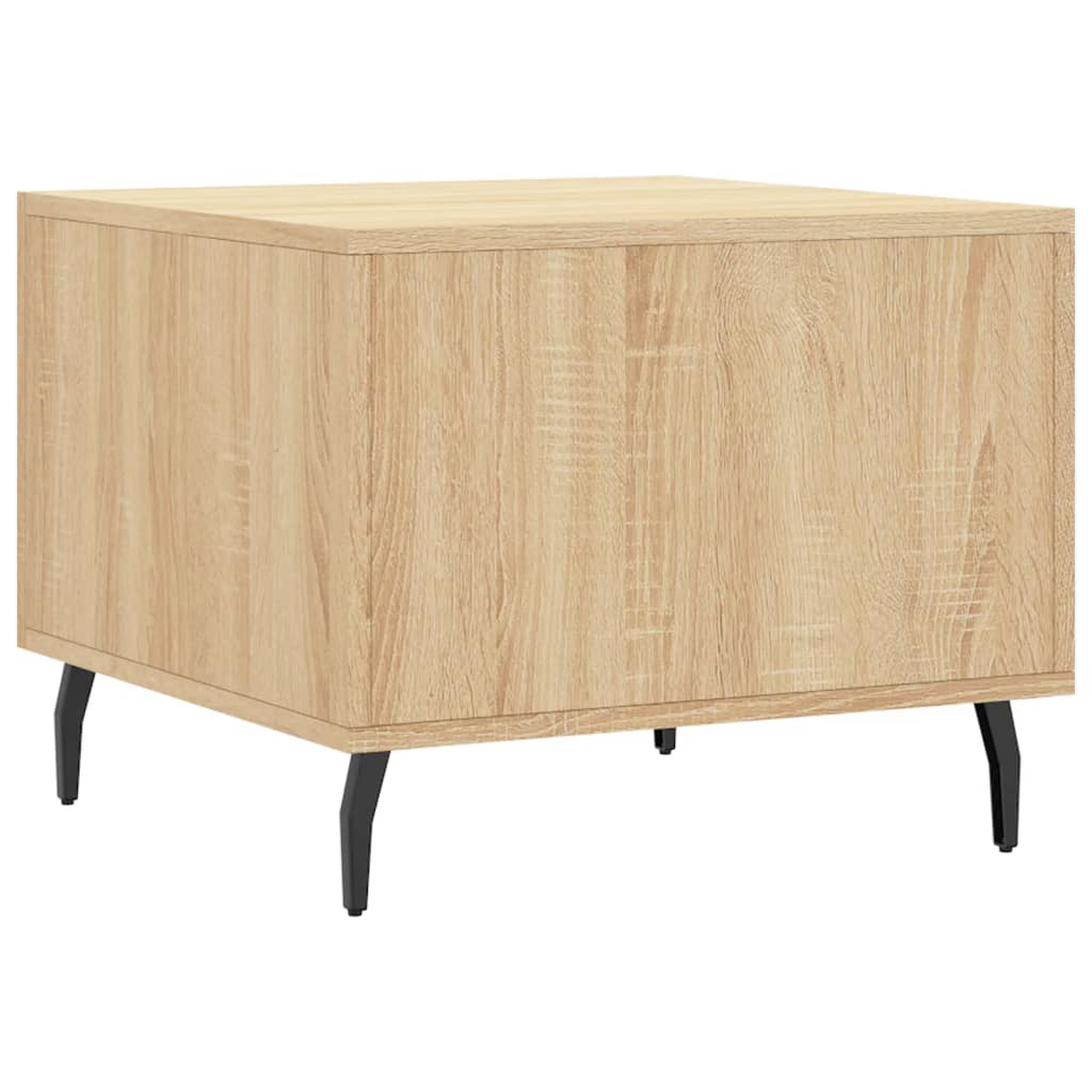Tables basses 2 pcs chêne sonoma 50x50x40 cm bois d'ingénierie - XIOS