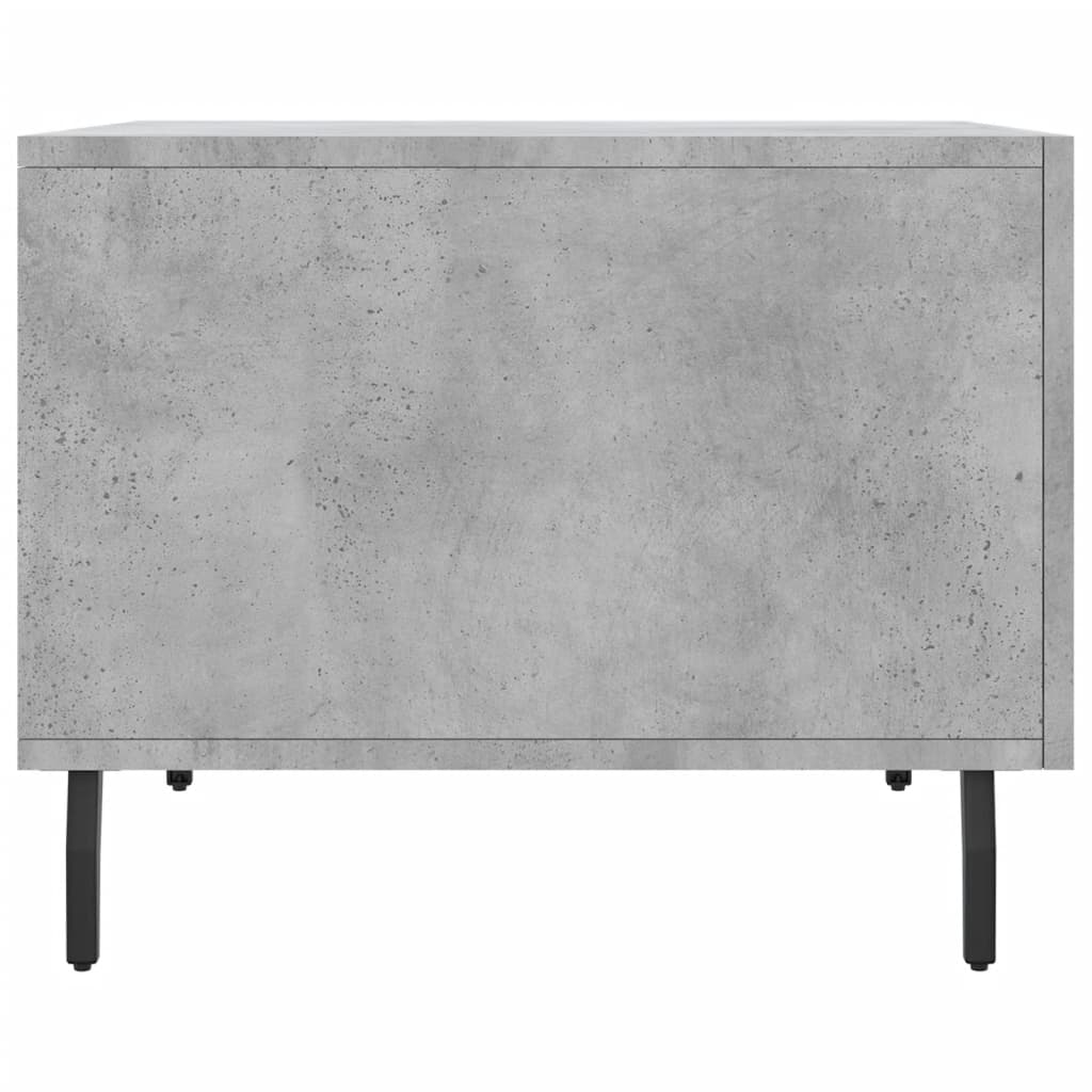 Tables basses 2 pcs gris béton 50x50x40 cm bois d'ingénierie - XIOS