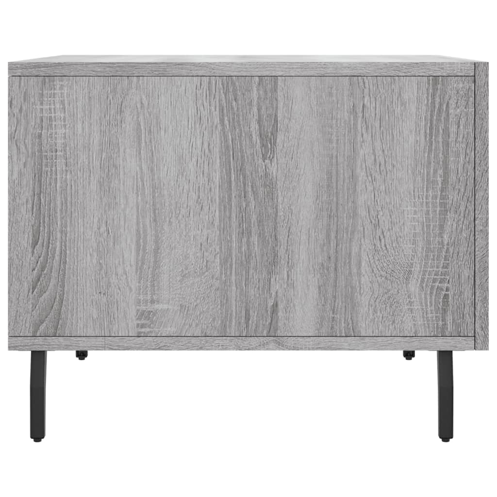 Table basse Sonoma gris 50x50x40 cm Bois d'ingénierie - XIOS