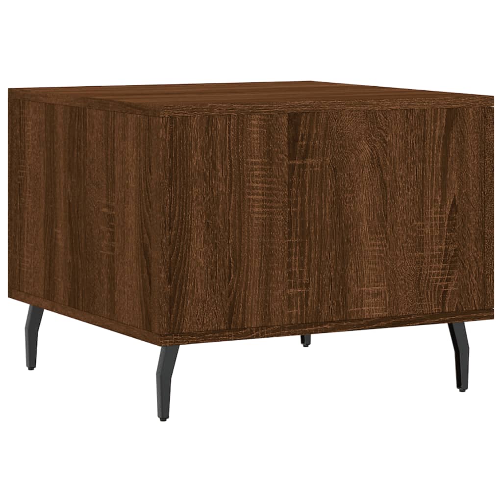 Tables basses 2 pcs chêne marron 50x50x40 cm bois d'ingénierie - XIOS