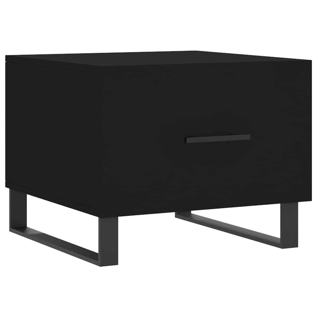 Table basse Noir 50x50x40 cm Bois d'ingénierie - XIOS
